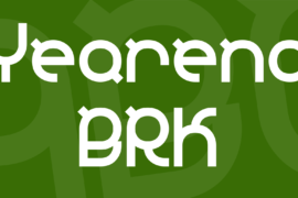 Yearend BRK Font