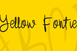 Yellow Fontie Font