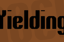 Yielding Font