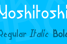 Yoshitoshi Font Family