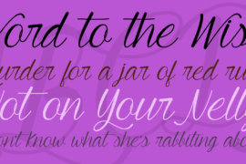 Young and Beautiful Font