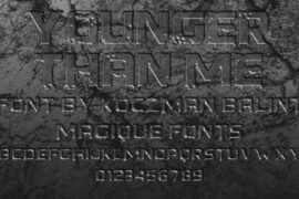 Younger than me Font