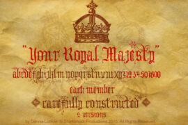 Your Royal Majesty Font