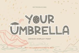 Your Umbrella Demo Font