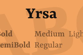 Yrsa Font Family