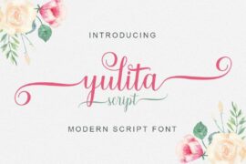 Yulita Script Font