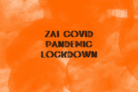 zai Covid Pandemic Lockdown Font