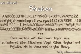 zai Shaken Font