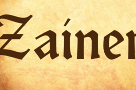 Zainer Font Family