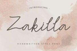 Zakilla DEMO Font Family