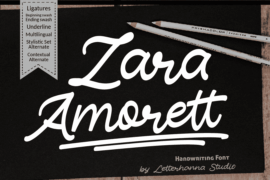 Zara Amorett Free Font