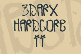 Zdarx Hardcore II Font