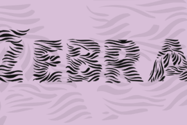 Zebra Font