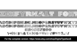 Zenfyrkalt Font