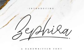 Zephira Demo Font