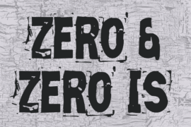 Zero & Zero Is Font