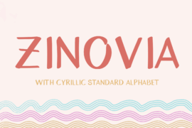ZINOVIA Font