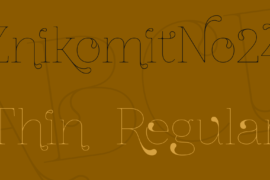 ZnikomitNo24 Font Family