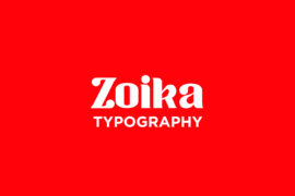 Zoika font Font