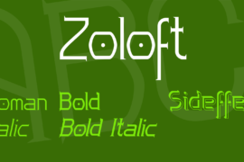 Zoloft Font Family