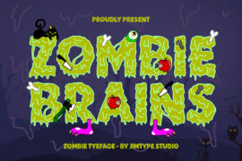 Zombie Brains-DEMO FONT Font