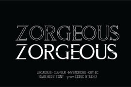 ZORGEOUS Font Family