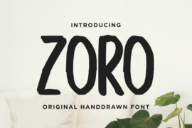 Zoro Demo Font