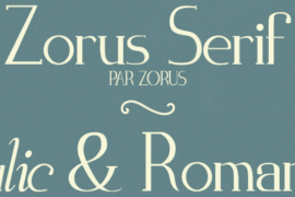 Zorus Serif Font Family