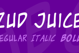Zud Juice Font Family