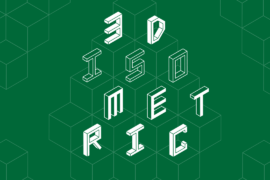 3D Isometric Font Family