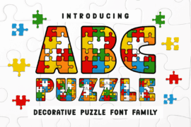 Abc Puzzle Font Family