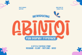 ABINTQI Trial Font
