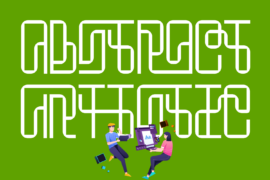 ABSTRACT ARTISTIC DEMO Font