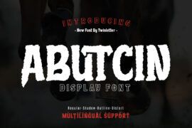 ABUTCIN Trial Font