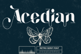 Acedian Demo Font