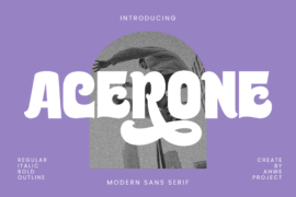 Acerone Font
