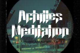 Achilles Meditation Demo Font Family