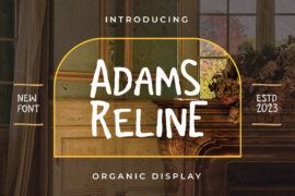 Adams Reline Demo Font