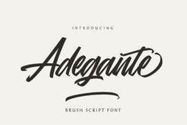 Adegante Font