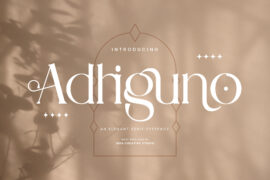 Adhiguno Font