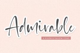 Admirable Font