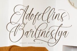 Adofellins Barlinestya DEMO VER Font Family