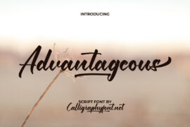 Advantageous Demo Font