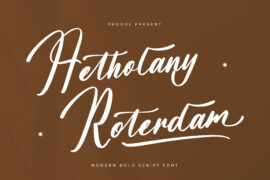 Aetholany Roterdam DEMO VERSION Font Family