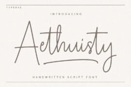 Aethuisty Font