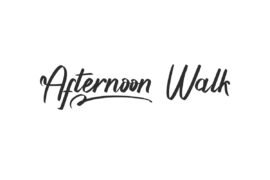 Afternoon Walk Demo Font