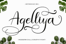 Agelliya Script Font