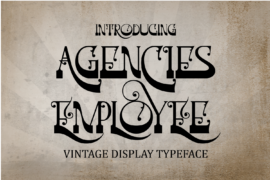 Agencies Employee Demo Font