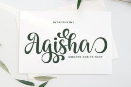 Agisha Script Font