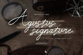 Agustus Signature Font